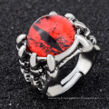 Shangjie oem anillos halloween 2021 Nouveau arrivée punk instruction joelry bijourie hip hop griffe de diamant anneaux de diamant yeux anneaux pour hommes